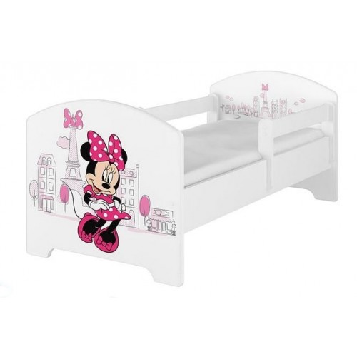 BabyBoo Detská postel Disney - Miniie Paris - biela