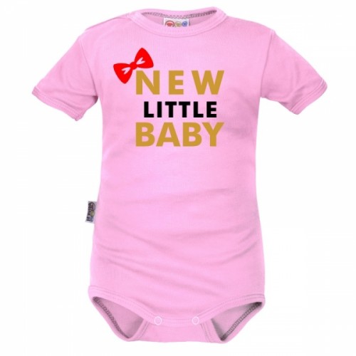 Body krátký rukáv Dejna New little Baby - Girl, růžová, veľ. 86