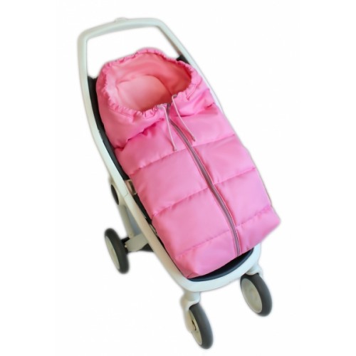 Detský fusak Baby Nellys ARTIC LUX velvet, 95 x 45 cm - ružový