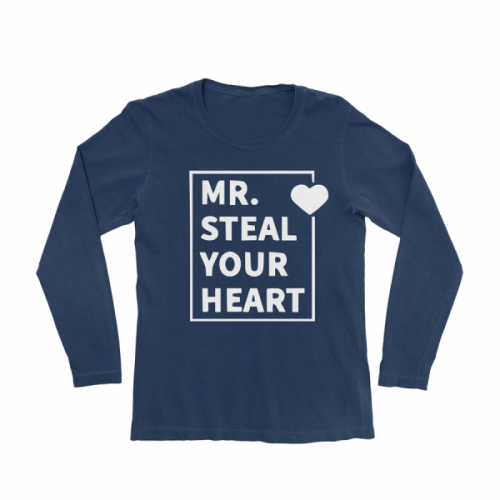 KIDSBEE Chlapčenské  bavlnené tričko MR. Steal your heart - granátové, veľ. 116