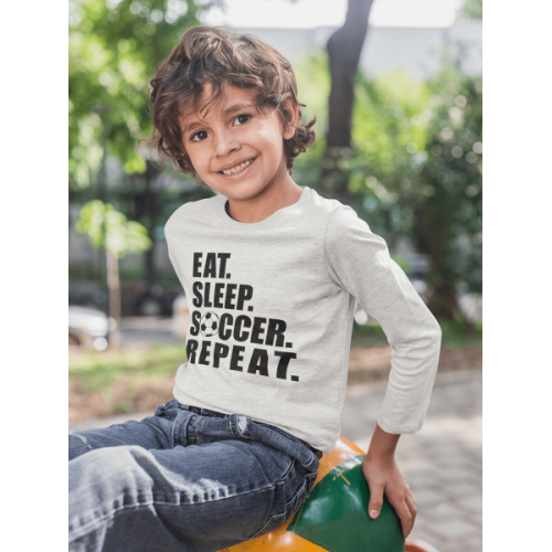 KIDSBEE Chlapčenské  bavlnené tričko Soccer - sv. sivá