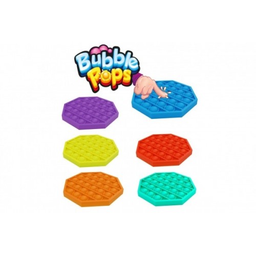 Bubble pops - Praskající bubliny silikon antistresová spol. hra, oranžová