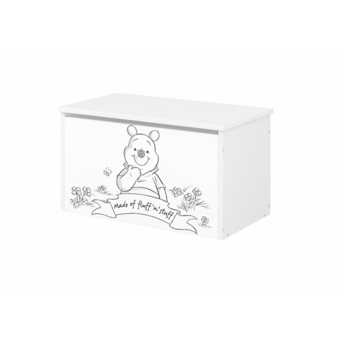 Babyboo Box na hračky s motívom  Medvídek PÚ - black, Disney