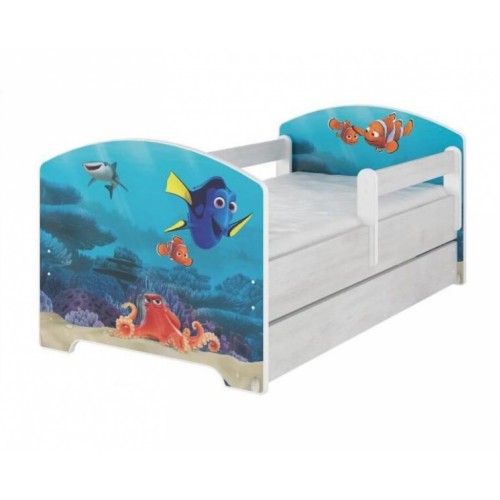 Babyboo Detská posteľ 160 x 80 cm - Dorry so šuflíkom