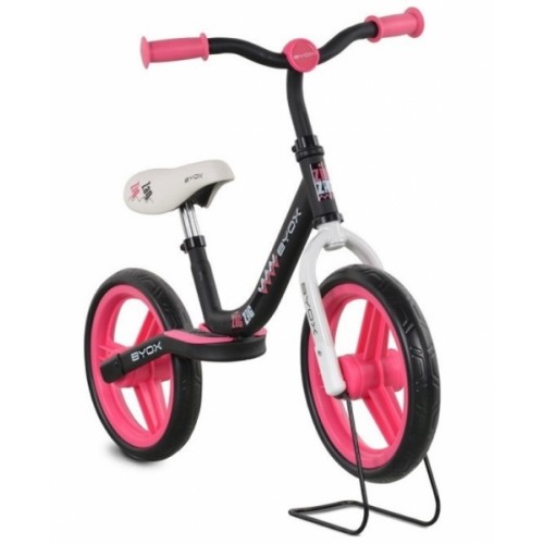 Byox Detský balančný bicykel Zig-Zag, ružové, BMC22