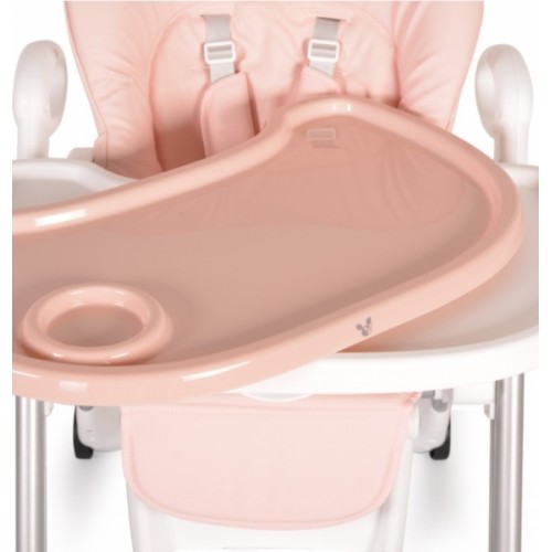 Cangaroo Detská jedálenská stolička Brunch - ružová, BMC22