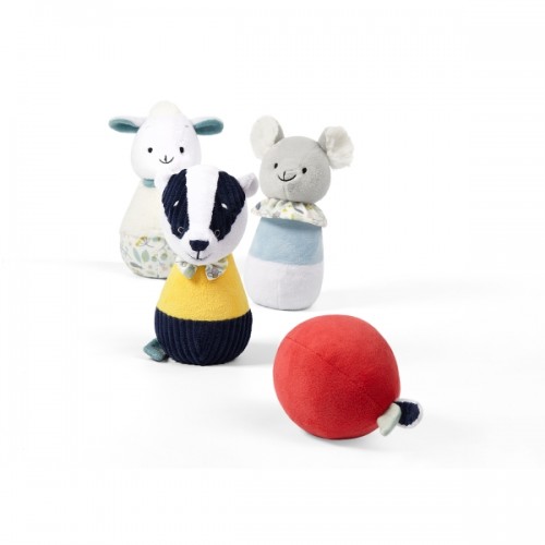 BabyOno Edukačné plyšové kolky Badger Edmund Friend