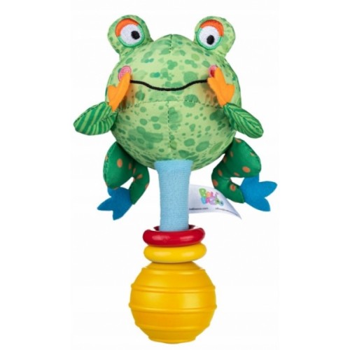 Bali Bazoo Detská hračka, hrkálka, Žabka, zelená