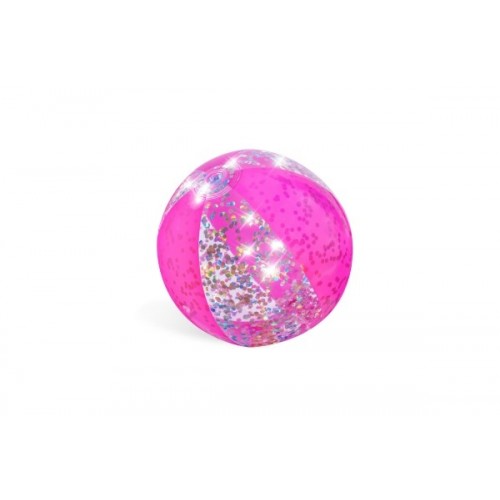 Lopta plážová nafukovacia glitter Glitter Fusion priemer 41cm 2 farby v sáčku 2+