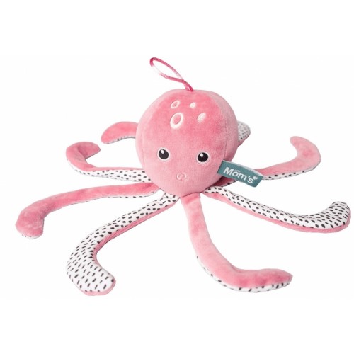 Hencz Toys Šumicí maznáčik Chobotnica - velvet růžová