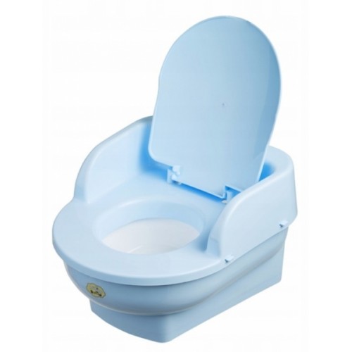 MALTEX Nočník, prenosná detská toaleta Zebra, sv. modrý