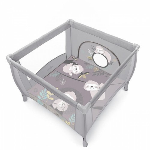 Baby Design Skladacia ohrádka Play Up - svetlo sivá