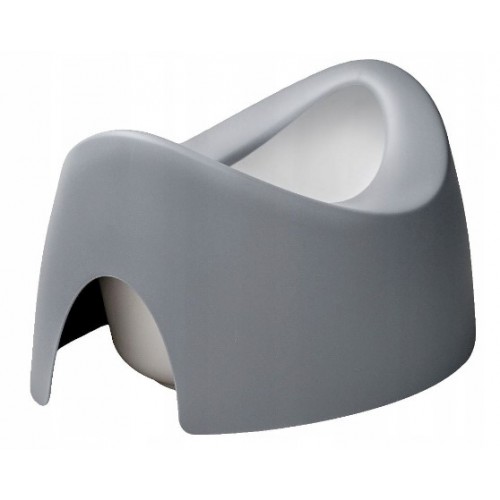 Obojstranný, ergonomický nočník Teggi, sivá/biela