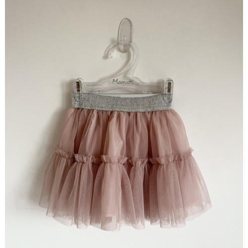 Dojčenská tylová sukňa, Mamatti, Puntík - svetlo ružová