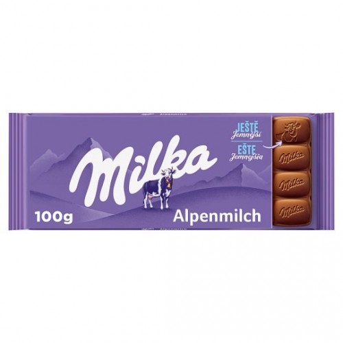 Milka mliéčná čokoláda 100g