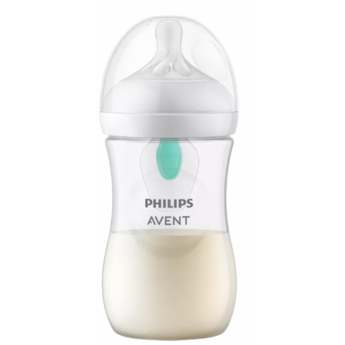 Dojčenská fľaša Natural Avent, Response s ventilom AirFree, 260 ml