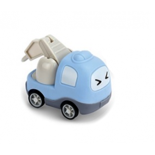 Stavebné mini autíčko na zotrvačník Tulimi - modré