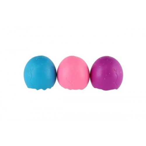 Jednorožec vo vajíčku mačkací antistresový plast 3 farby v sáčku 7x6cm 12ks v boxe