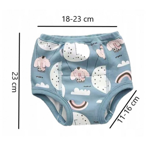 Tréningové bavlnené nohavičky veľ. 12-16 kg, Baby Nellys, 1 ks, chlapčenský motív