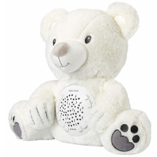 Plyšový Medvedík s projektorom, biela