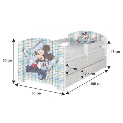 BabyBoo Detská postel Disney 160 x 80 cm- MARIE