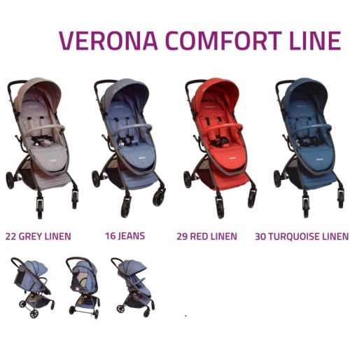 Coto Baby Kočík Verona Comfort Line - Ľan Grey